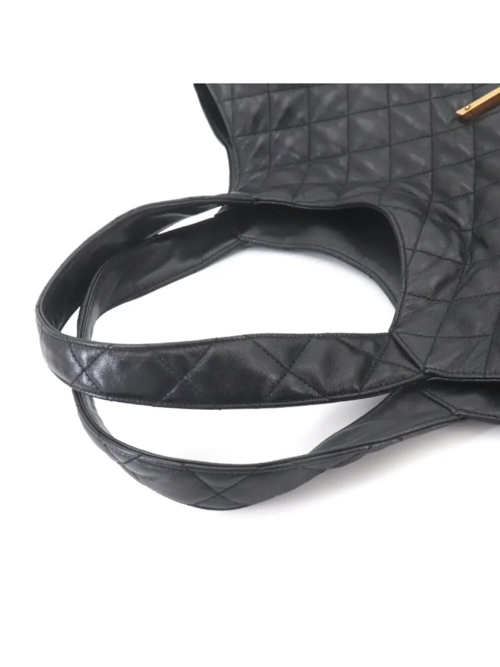 Saint Laurent Icare Maxi Shopping Tote Leather Black